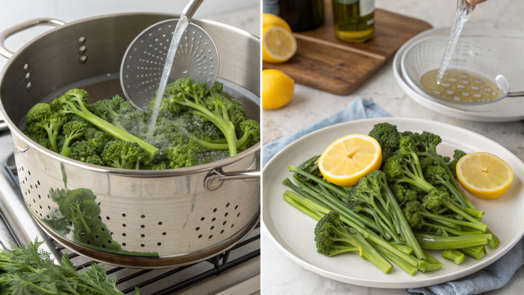 how to cook broccolini steamed